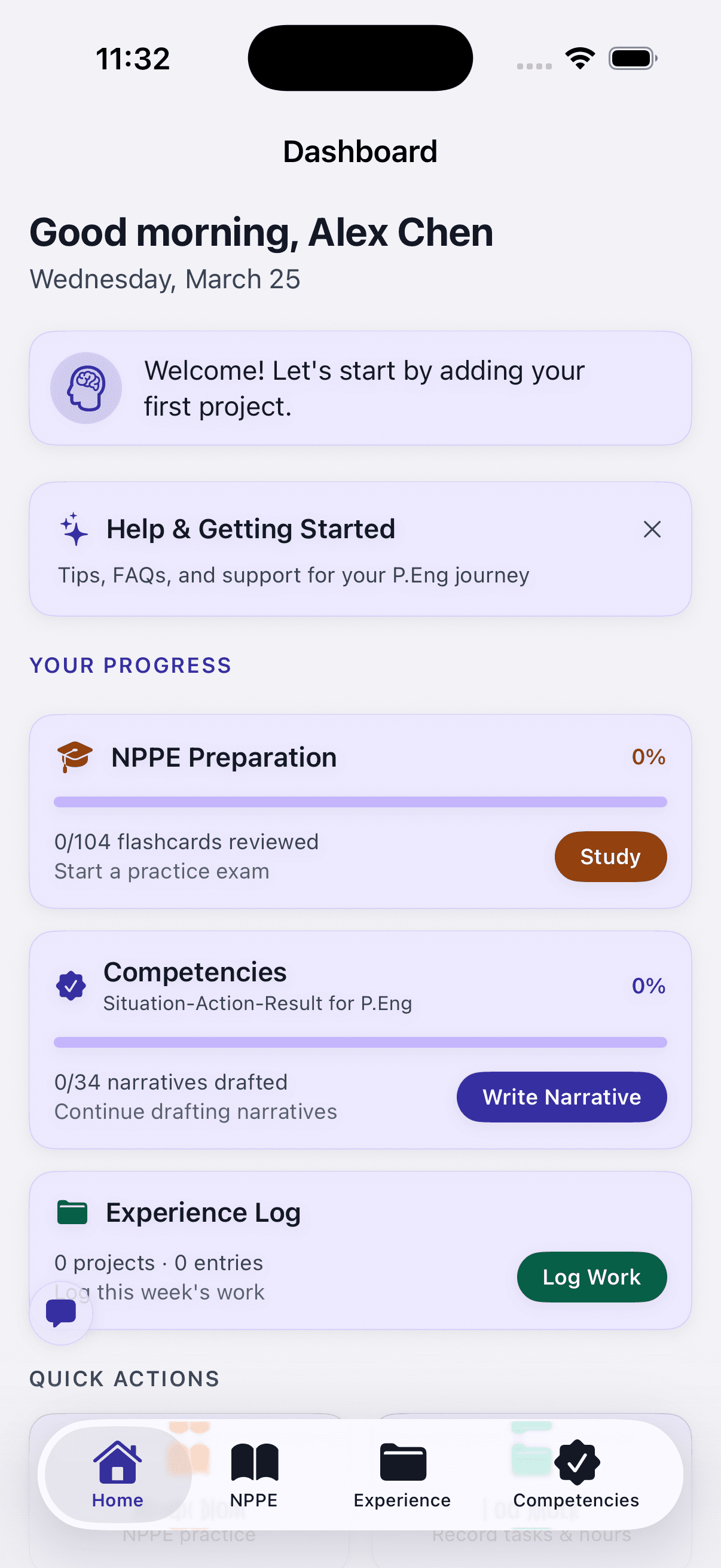 Competency tracking map